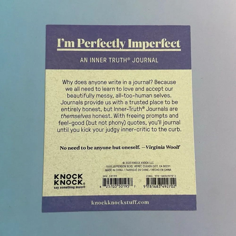 2PCS Guided Journal: I’m Gonna Keep My Heart Open & I’m Perfectly Imperfect